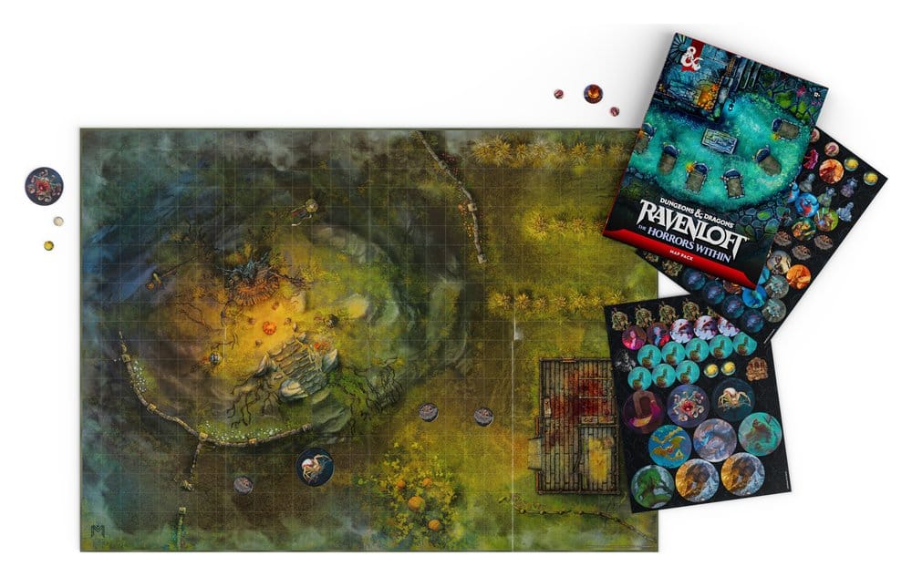 Dungeons & Dragons RPG Ravenloft: Skräcken Inom Karta Paket *Engelsk Version*