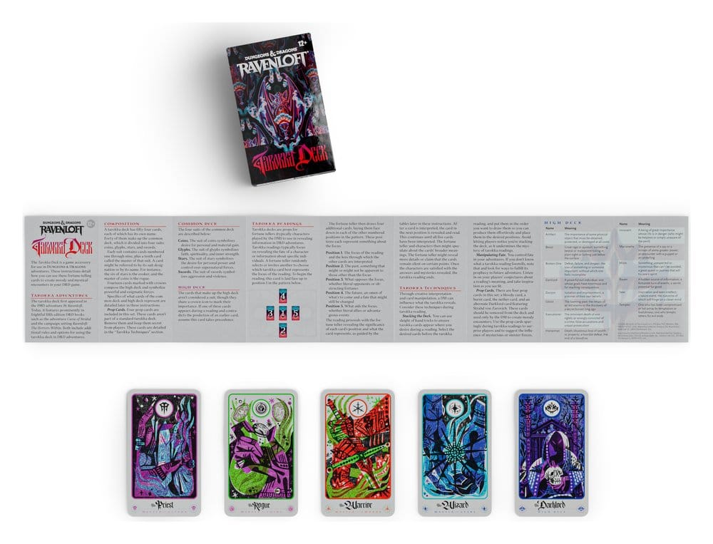 Dungeons & Dragons RPG Ravenloft: Skräcken Inom Tarokka Kortlek *Engelsk Version*