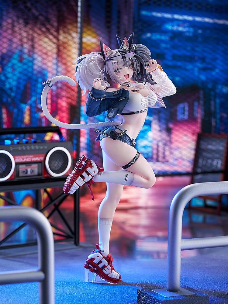 Original Character 1/7 Merutena Girl: Metako Illustration by Neko Metal 23 cm