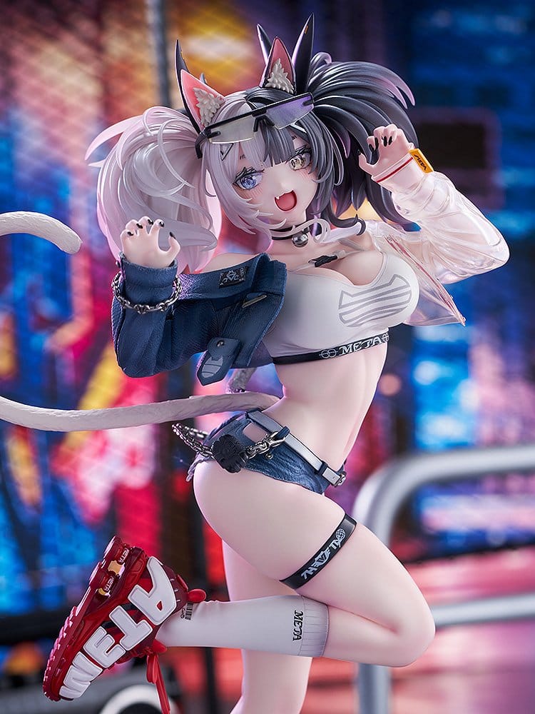 Original Character 1/7 Merutena Girl: Metako Illustration by Neko Metal 23 cm
