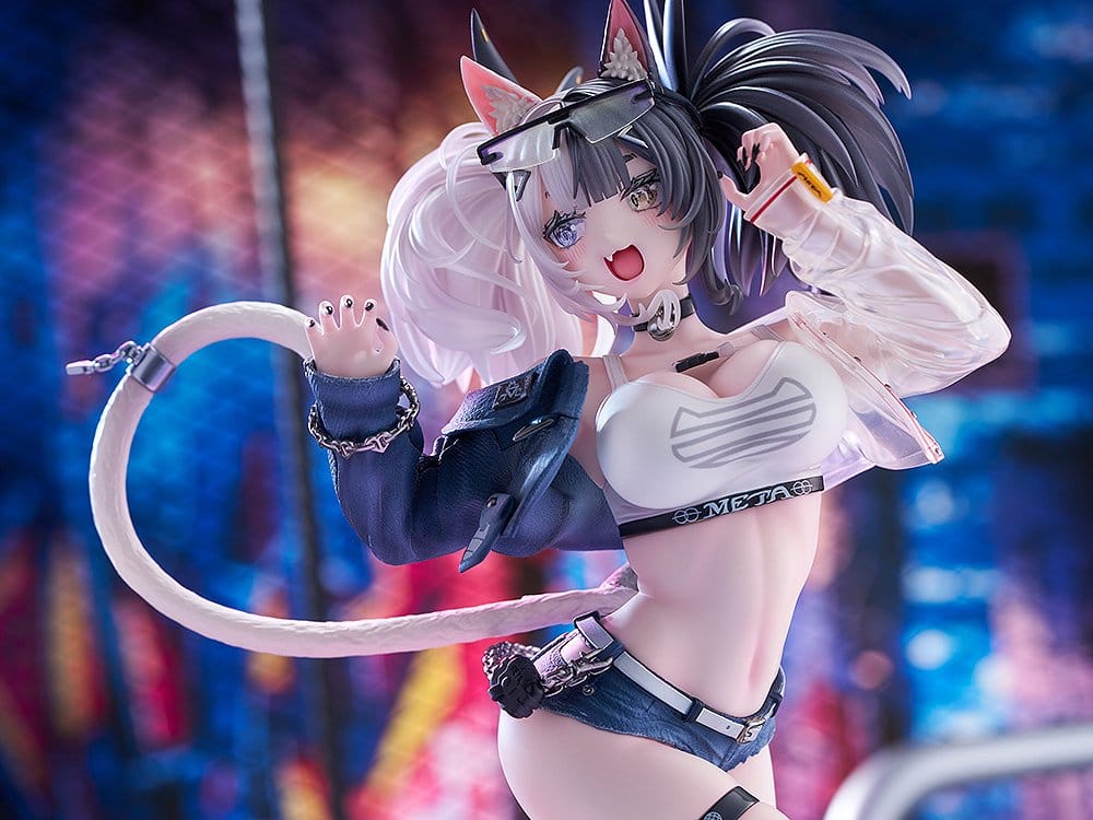 Original Character 1/7 Merutena Girl: Metako Illustration by Neko Metal 23 cm