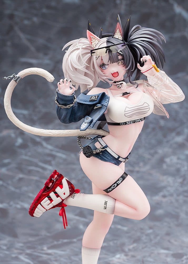 Original Character 1/7 Merutena Girl: Metako Illustration by Neko Metal 23 cm