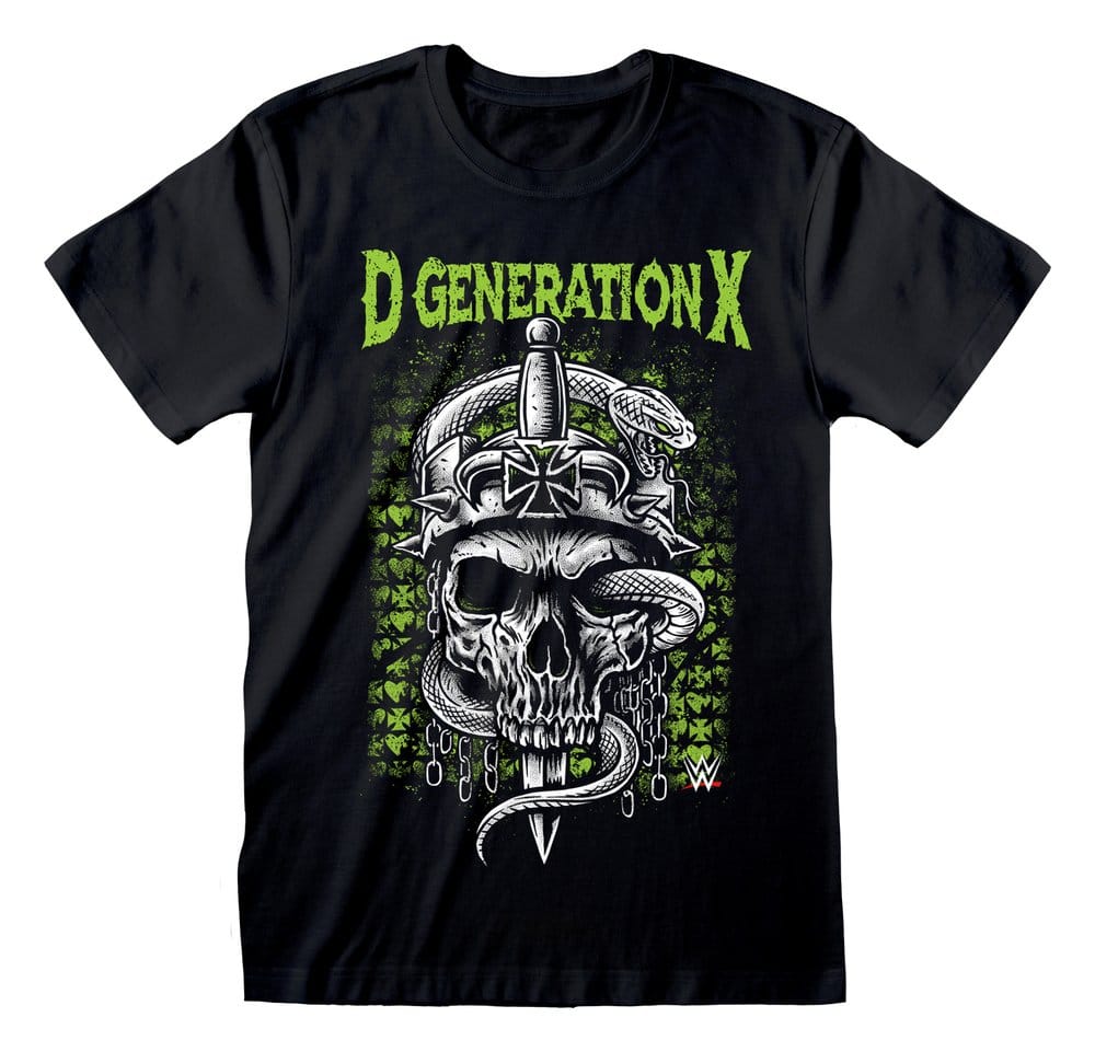 WWE T-shirt D Generation X Svart Storlek S
