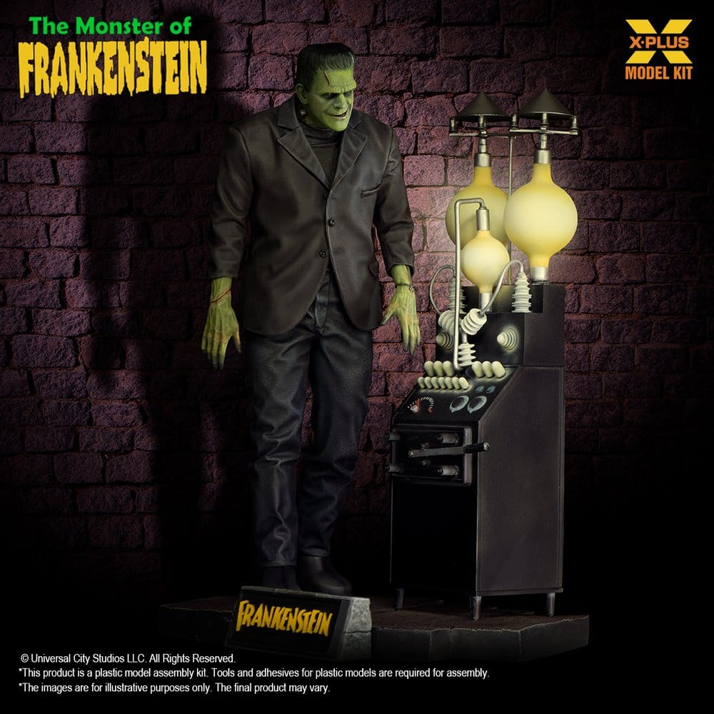 Plastmodellbyggsats 1/8 Frankenstein – Frankensteins monster 27 cm