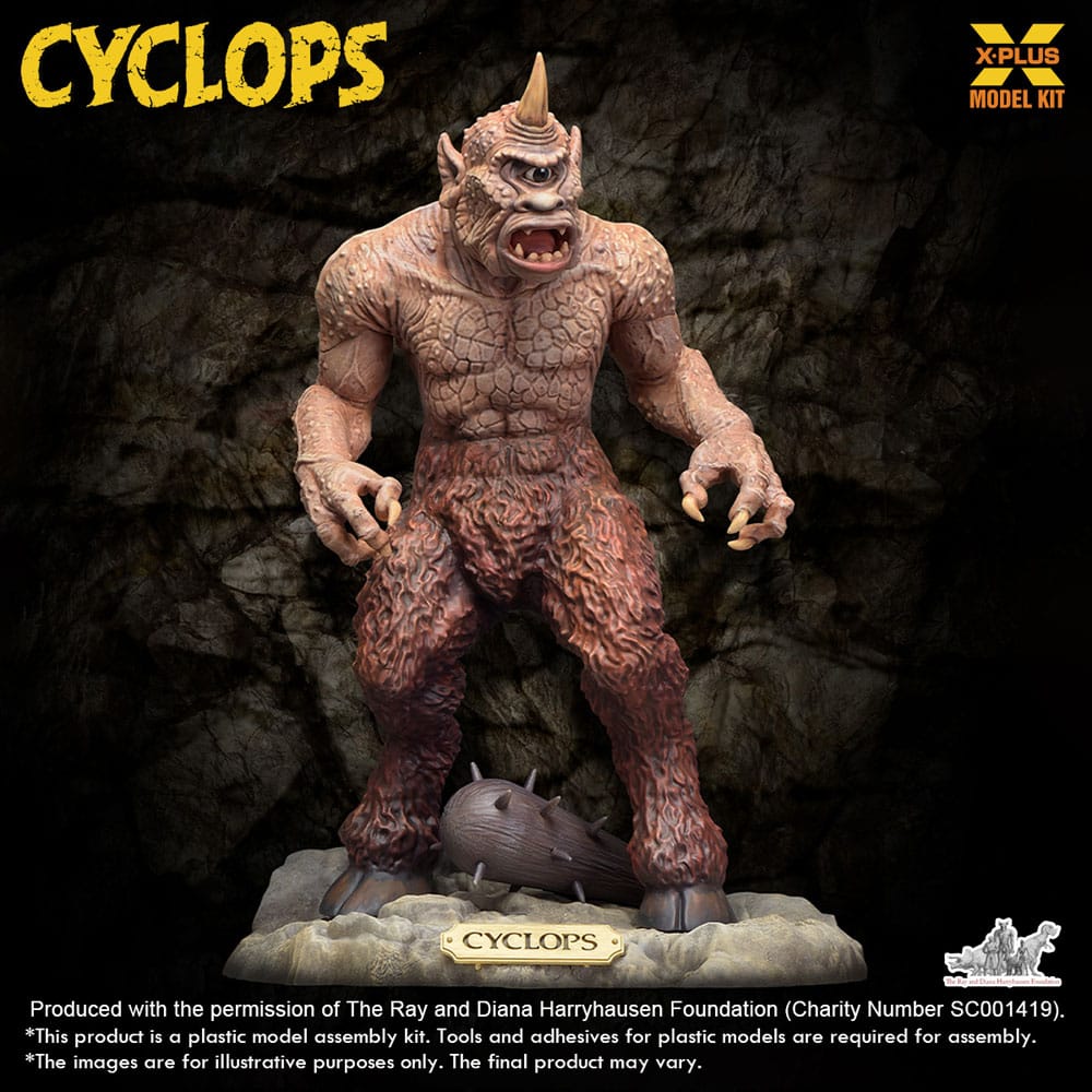 Cyclops Figur Plastmodell Kit 1/72 Förnyad Förpackning 23 cm X-Plus