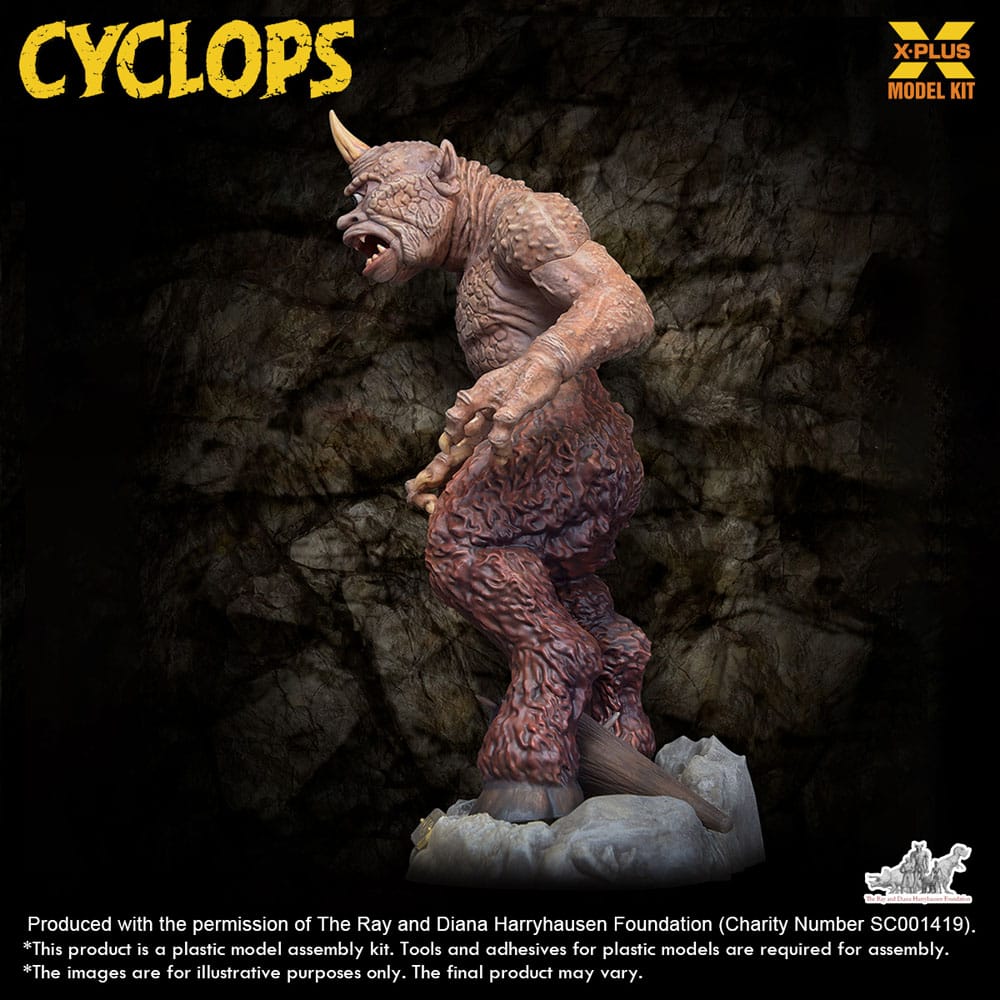 Cyclops Figur Plastmodell Kit 1/72 Förnyad Förpackning 23 cm X-Plus