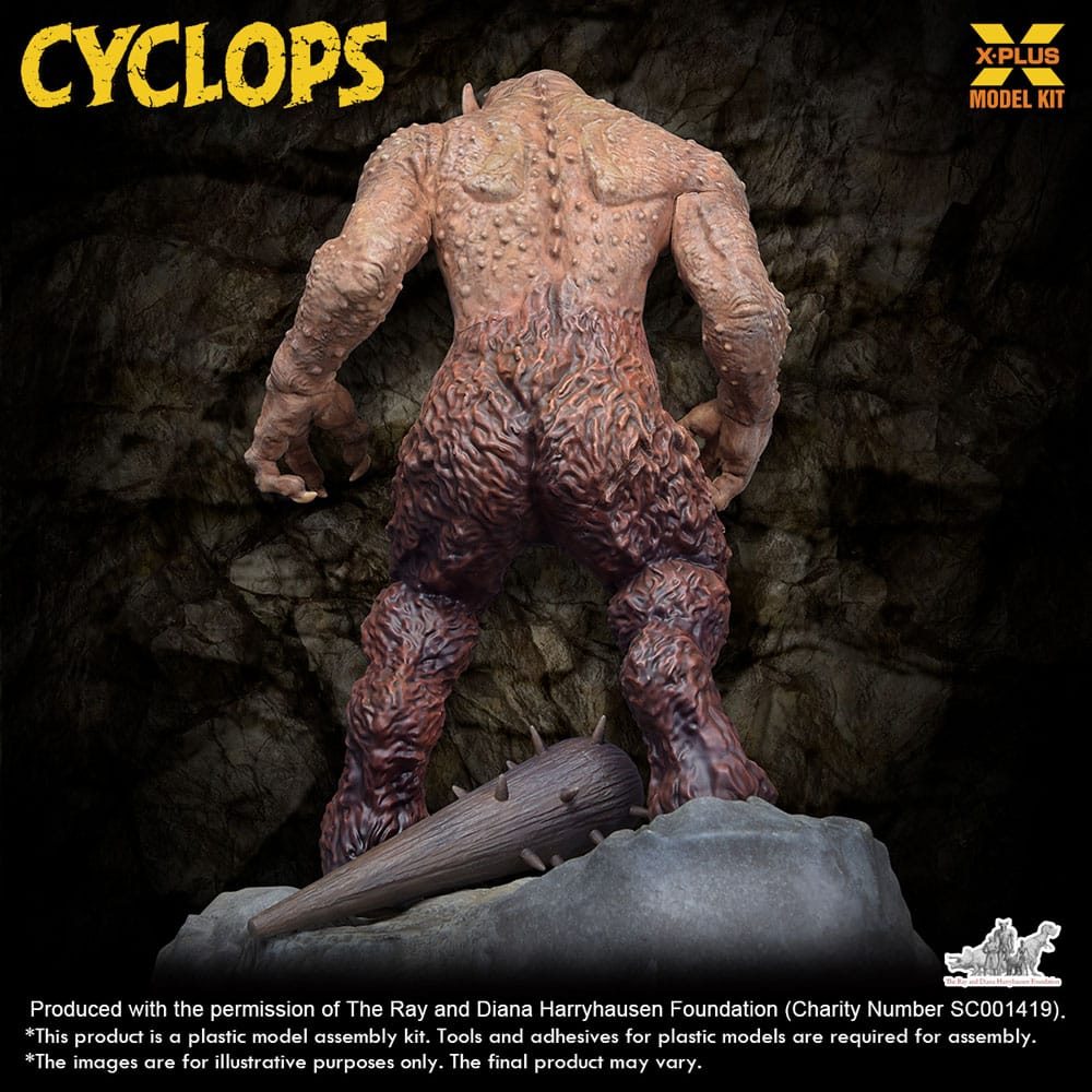 Cyclops Figur Plastmodell Kit 1/72 Förnyad Förpackning 23 cm X-Plus