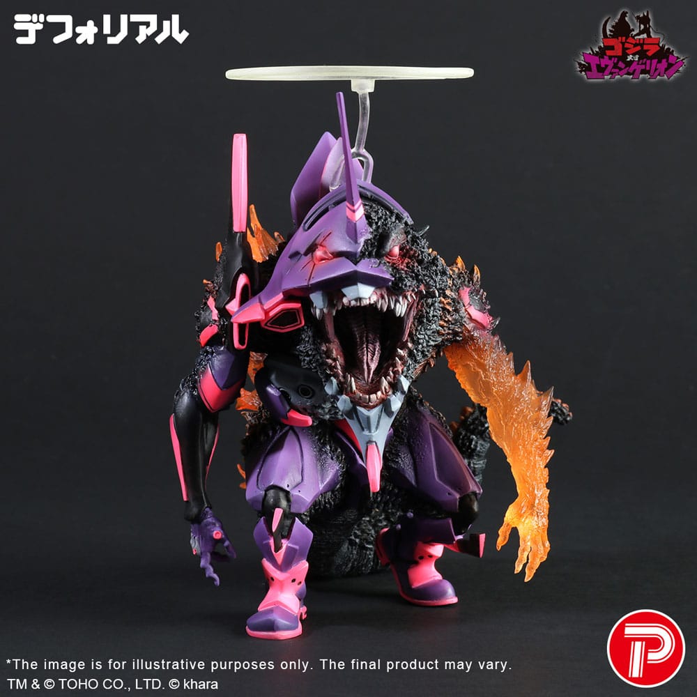 Godzilla vs. Evangelion Deforeal PVC Figur Test Type-01 Burning 'G' Awakening Form 19 cm X-Plus