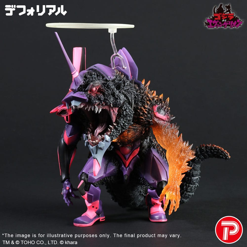 Godzilla vs. Evangelion Deforeal PVC Figur Test Type-01 Burning 'G' Awakening Form 19 cm X-Plus