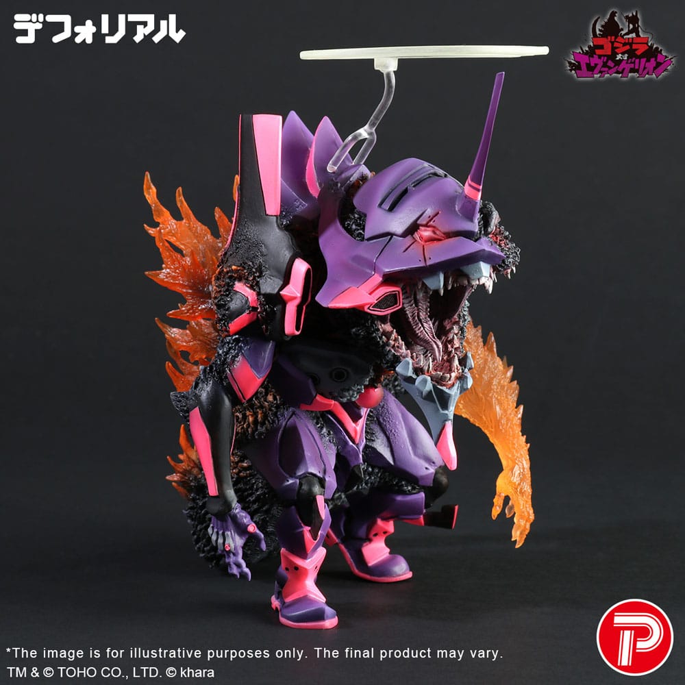 Godzilla vs. Evangelion Deforeal PVC Figur Test Type-01 Burning 'G' Awakening Form 19 cm X-Plus