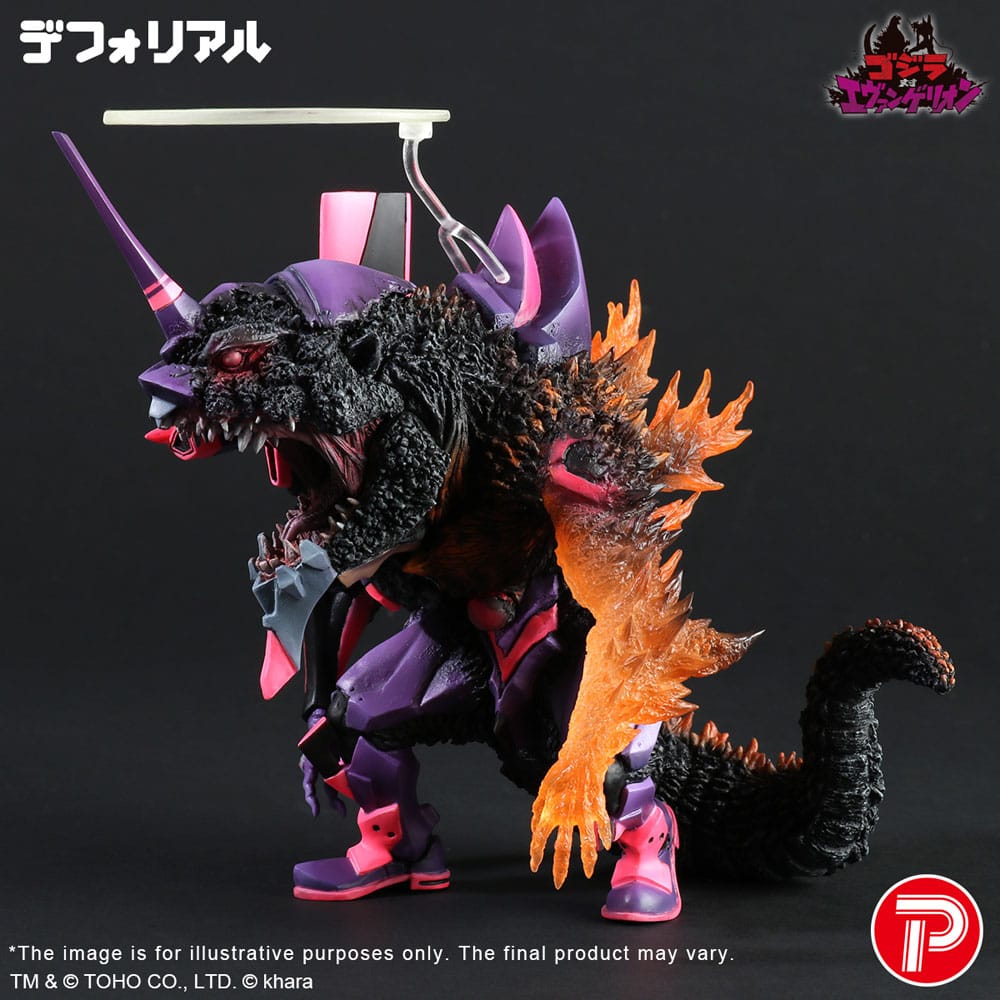 Godzilla vs. Evangelion Deforeal PVC Figur Test Type-01 Burning 'G' Awakening Form 19 cm X-Plus