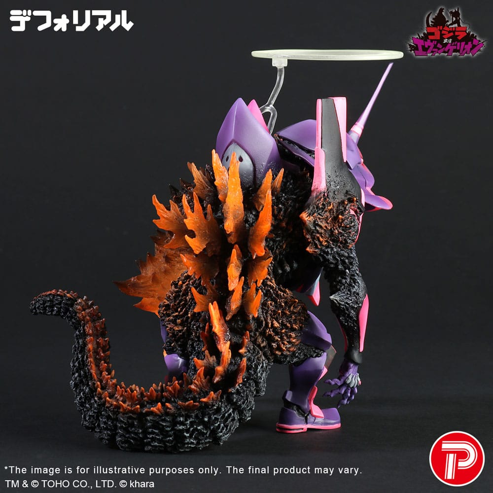 Godzilla vs. Evangelion Deforeal PVC Figur Test Type-01 Burning 'G' Awakening Form 19 cm X-Plus