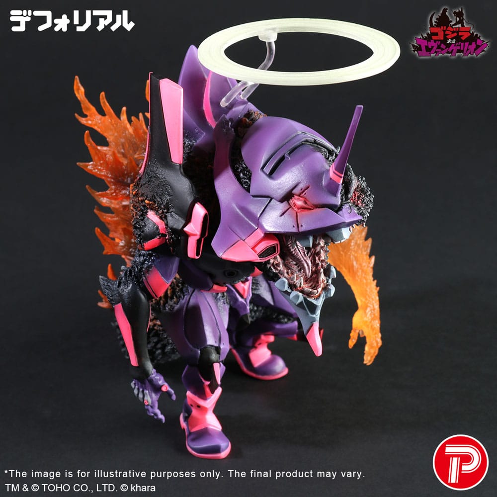 Godzilla vs. Evangelion Deforeal PVC Figur Test Type-01 Burning 'G' Awakening Form 19 cm X-Plus