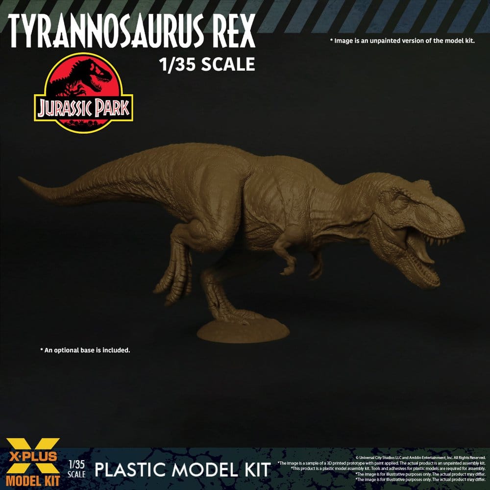 Jurassic Park Plastmodellset 1/35 Tyrannosaurus Rex 42 cm