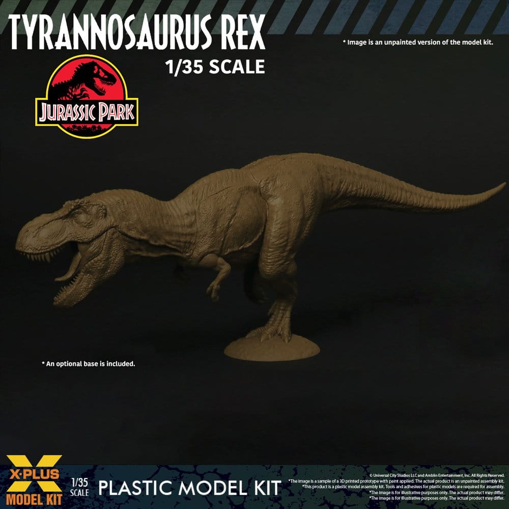 Jurassic Park Plastmodellset 1/35 Tyrannosaurus Rex 42 cm