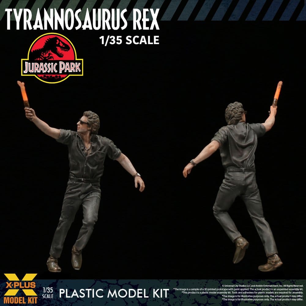 Jurassic Park Plastmodellset 1/35 Tyrannosaurus Rex 42 cm