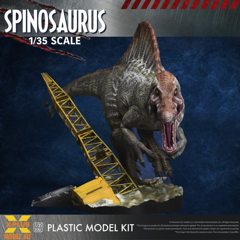 Jurassic Park III Plastic Model Kit 1/35 Spinosaurus 19 cm (Reproduction)
