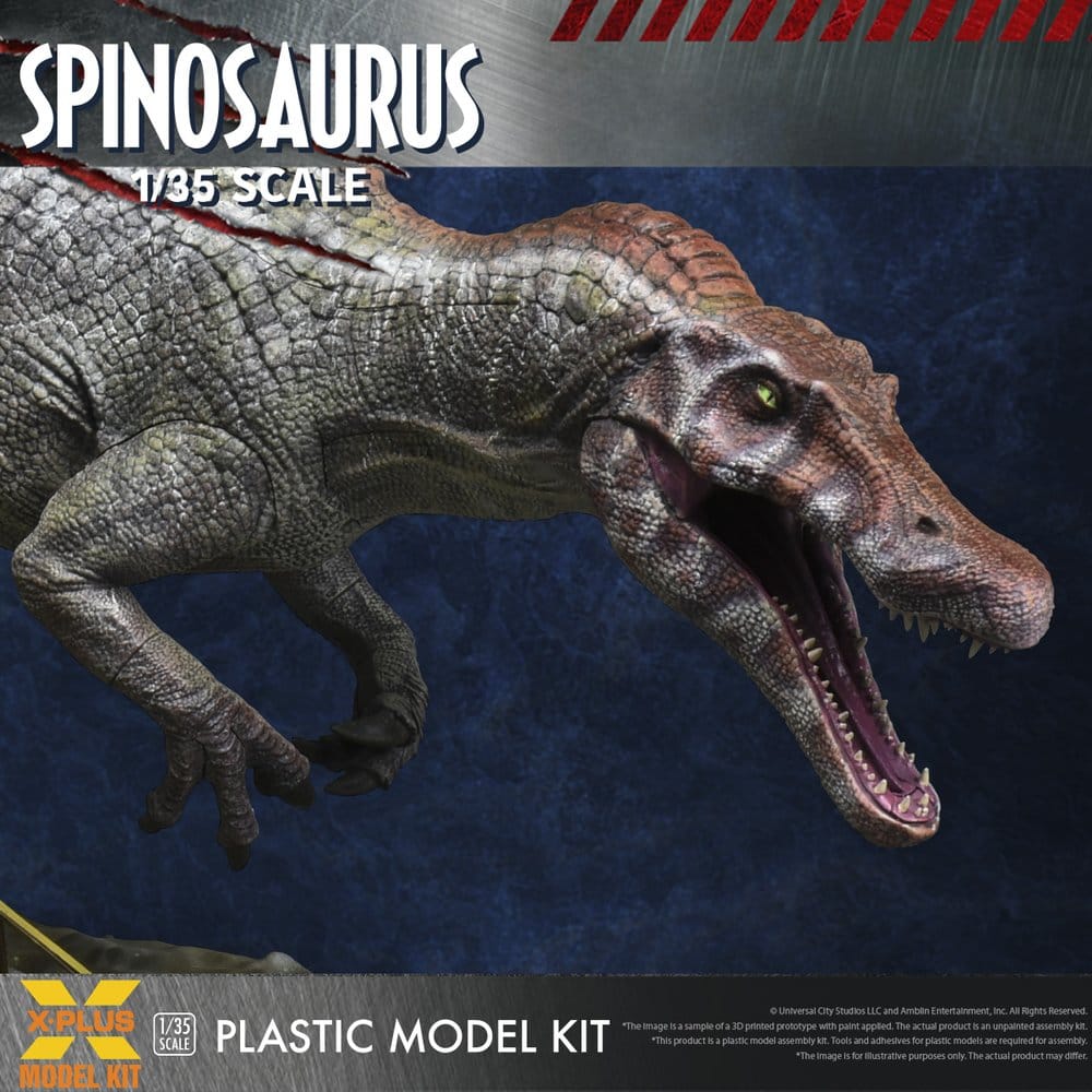 Jurassic Park III Plastic Model Kit 1/35 Spinosaurus 19 cm (Reproduction)