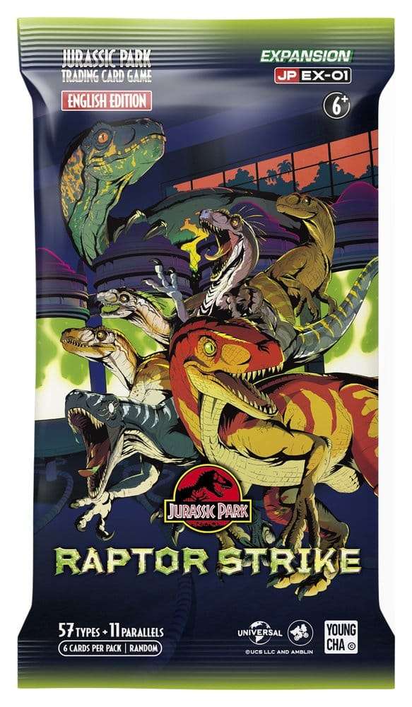 Jurassic Park TCG Raptor Strike Booster Packs Display (24) *English Version*