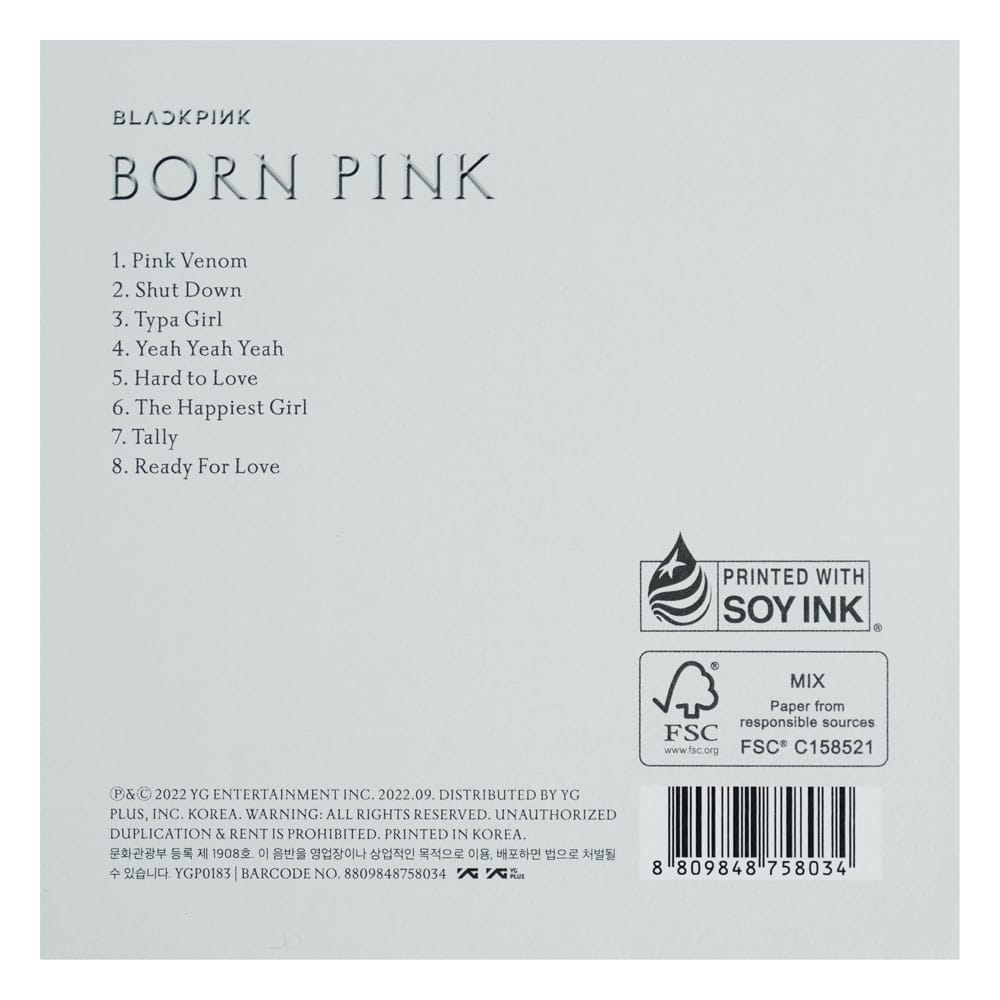 Blackpink - Born Pink KiT Album Premium YG Entertainment