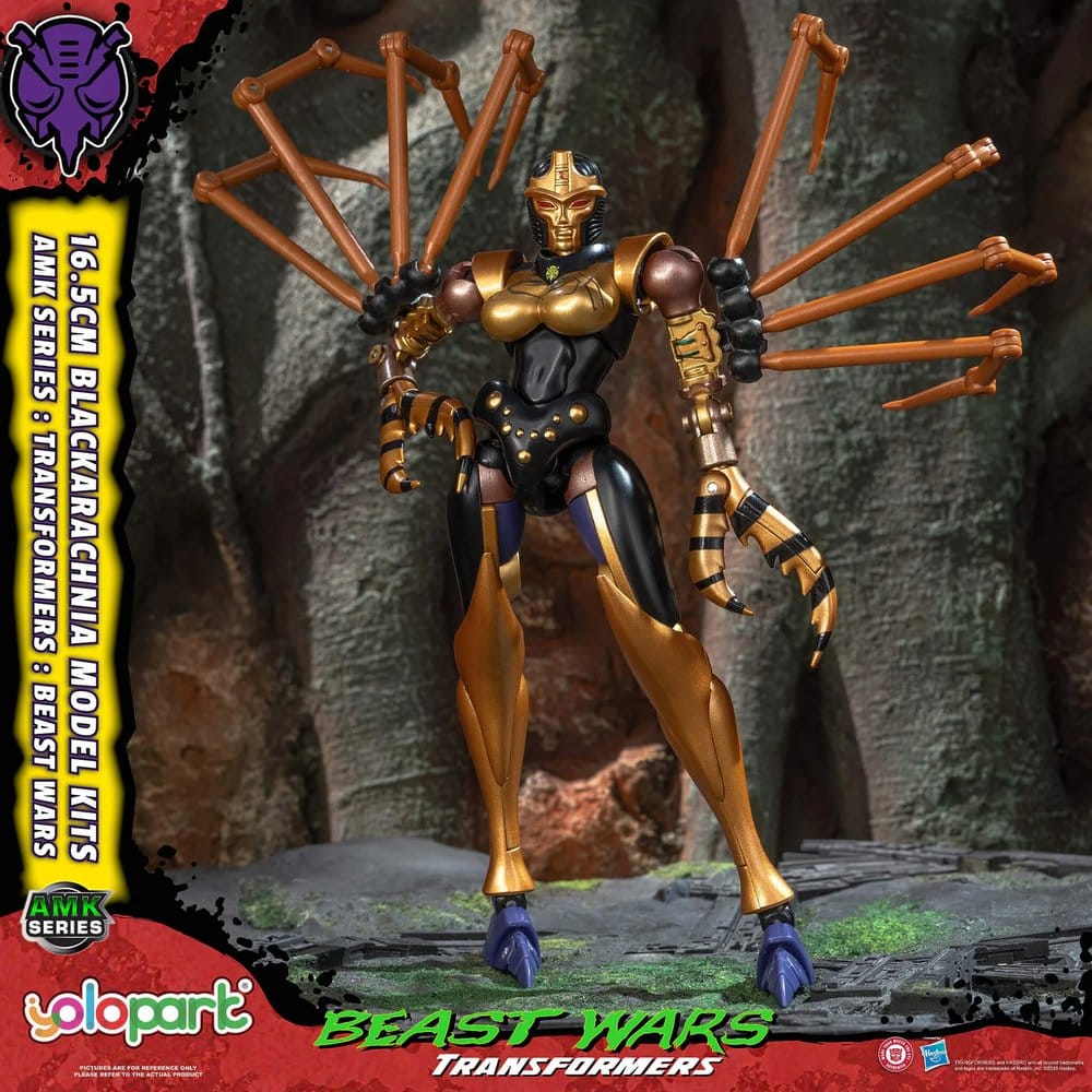 Transformers AMK-serien Plastbyggsats Beast Wars Blackarachnia 18 cm