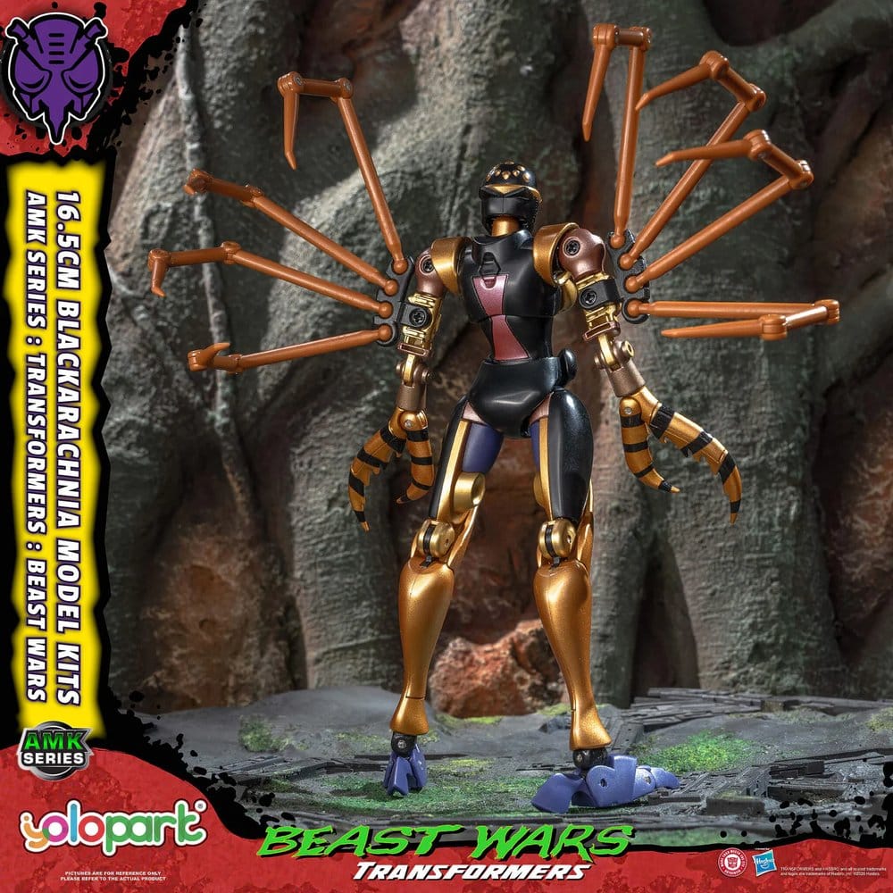 Transformers AMK-serien Plastbyggsats Beast Wars Blackarachnia 18 cm