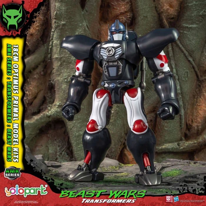 Transformers: Beast Wars AMK-serien Plastmodellbyggsats Optimus Primal 18 cm