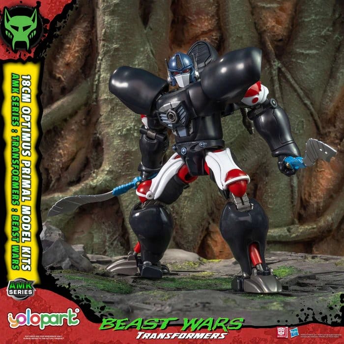 Transformers: Beast Wars AMK-serien Plastmodellbyggsats Optimus Primal 18 cm