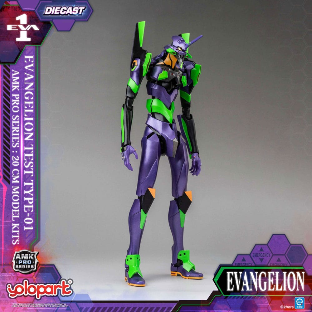 Neon Genesis Evangelion AMK Pro Series Plastmodellkit Eva-01 Testtyp 20 cm Yolopark