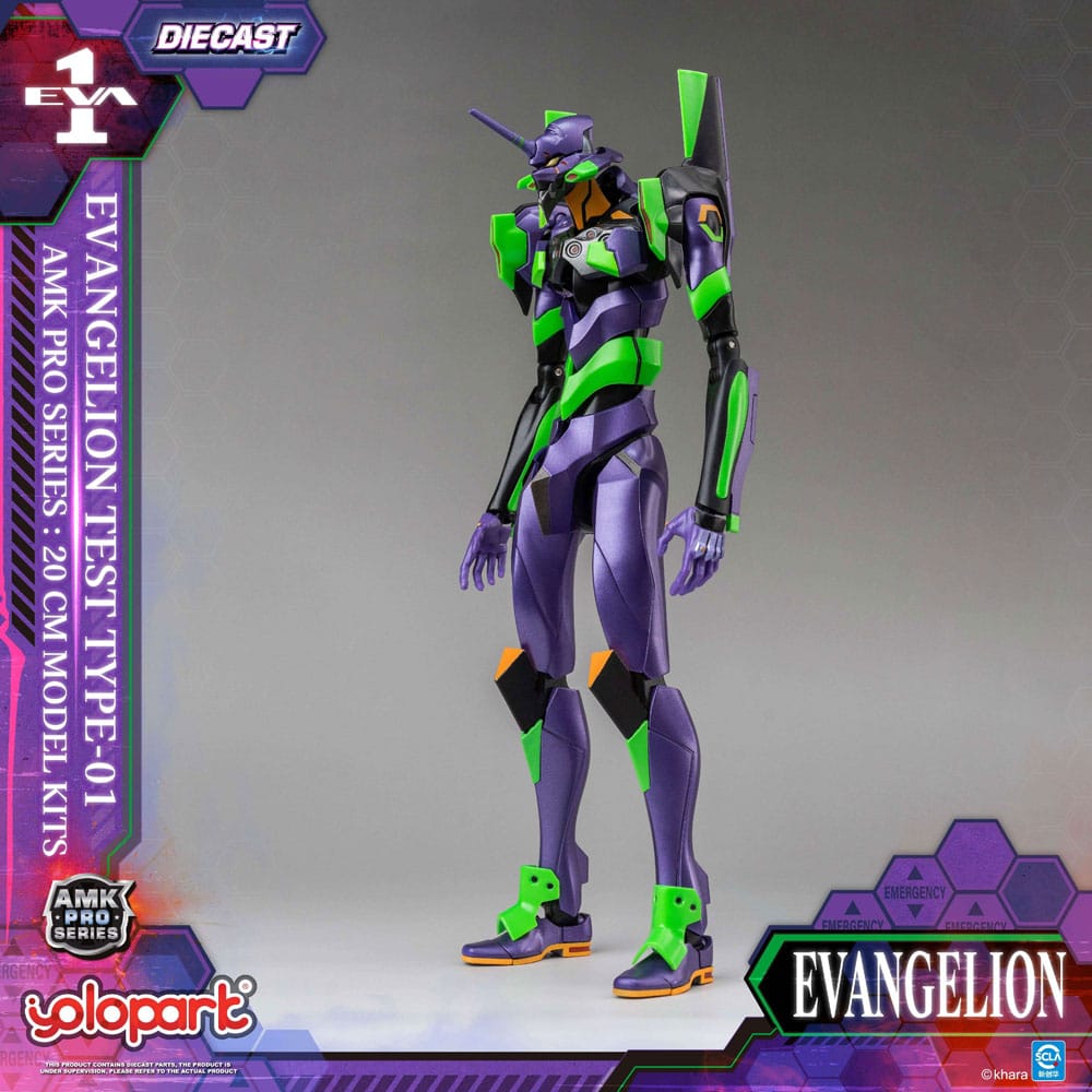 Neon Genesis Evangelion AMK Pro Series Plastmodellkit Eva-01 Testtyp 20 cm Yolopark