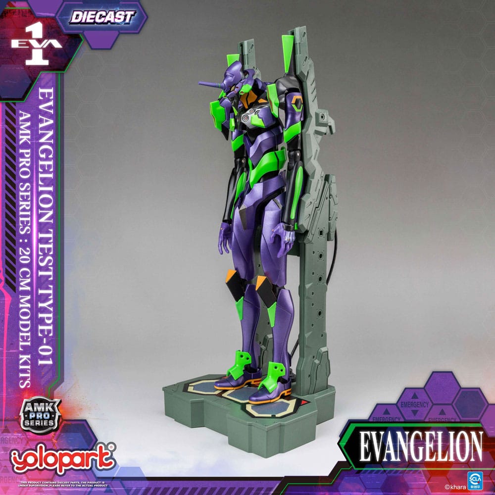Neon Genesis Evangelion AMK Pro Series Plastmodellkit Eva-01 Testtyp 20 cm Yolopark