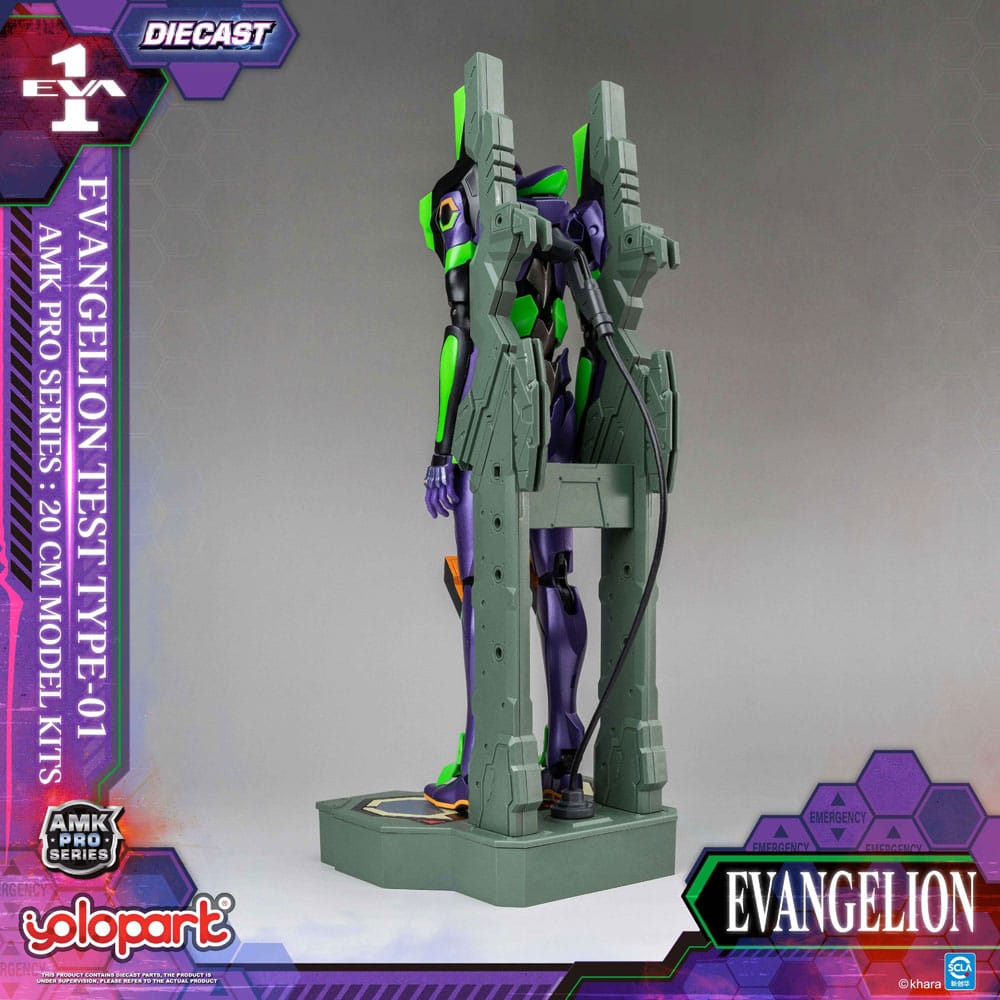 Neon Genesis Evangelion AMK Pro Series Plastmodellkit Eva-01 Testtyp 20 cm Yolopark