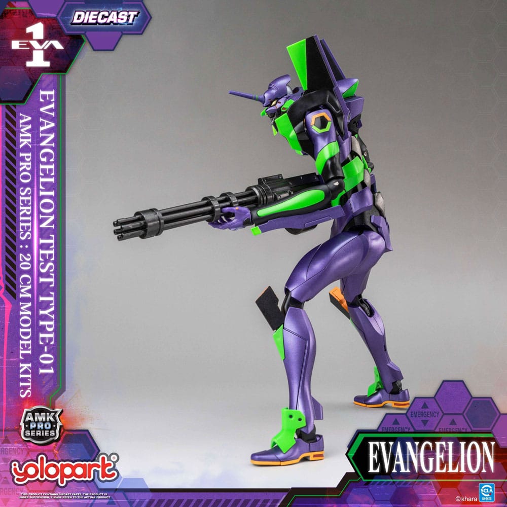 Neon Genesis Evangelion AMK Pro Series Plastmodellkit Eva-01 Testtyp 20 cm Yolopark