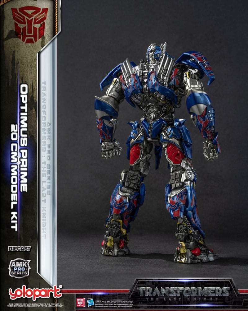 Transformers: The Last Knight AMK Pro Series Plastmodellkit Optimus Prime (Översjöversion) 20 cm Yolopark