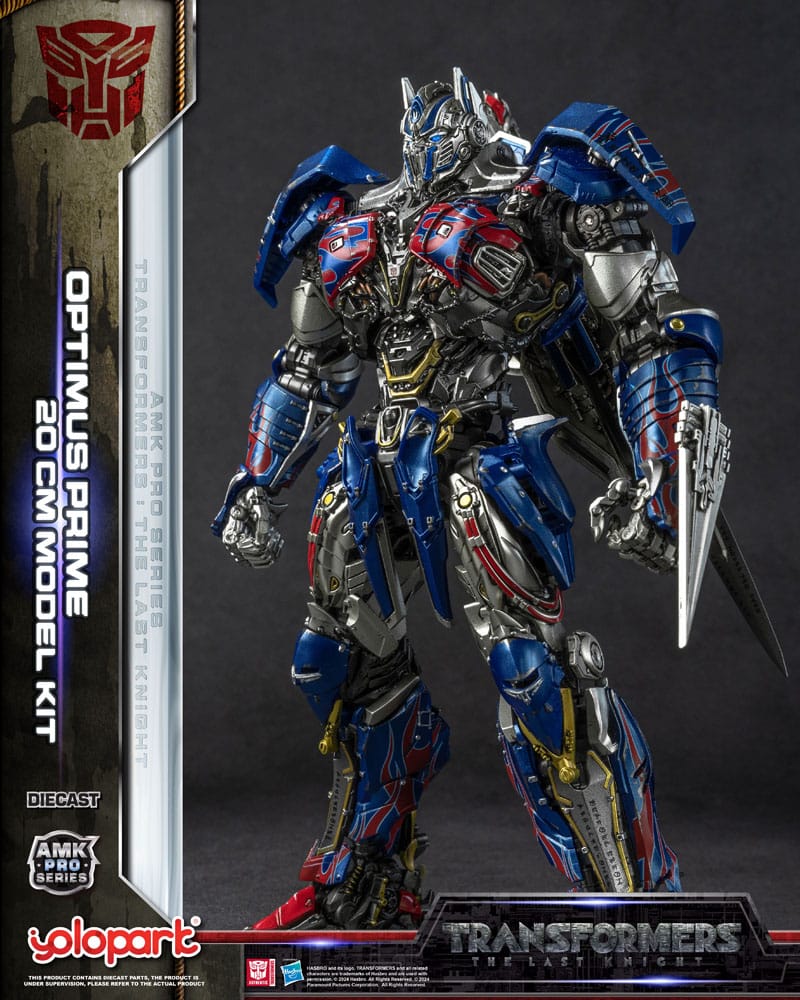 Transformers: The Last Knight AMK Pro Series Plastmodellkit Optimus Prime (Översjöversion) 20 cm Yolopark