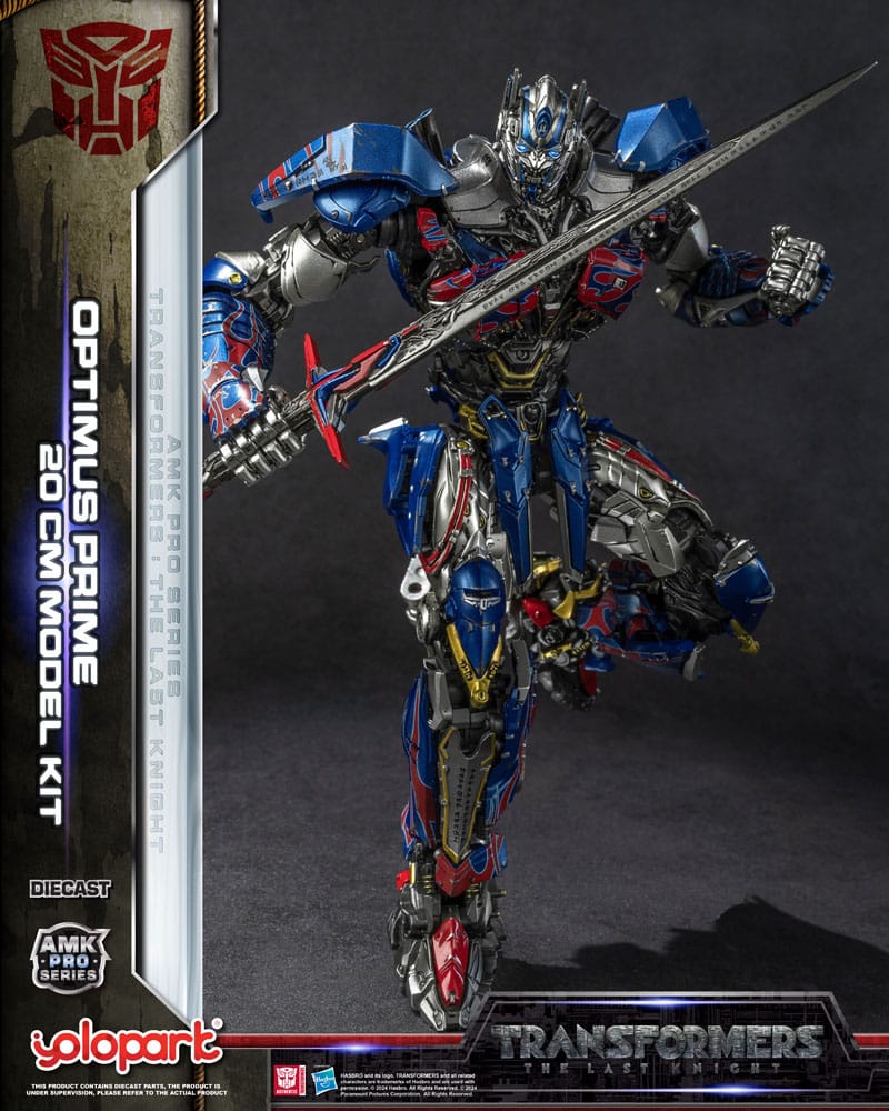 Transformers: The Last Knight AMK Pro Series Plastmodellkit Optimus Prime (Översjöversion) 20 cm Yolopark
