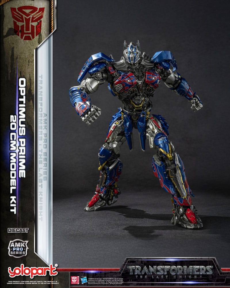 Transformers: The Last Knight AMK Pro Series Plastmodellkit Optimus Prime (Översjöversion) 20 cm Yolopark