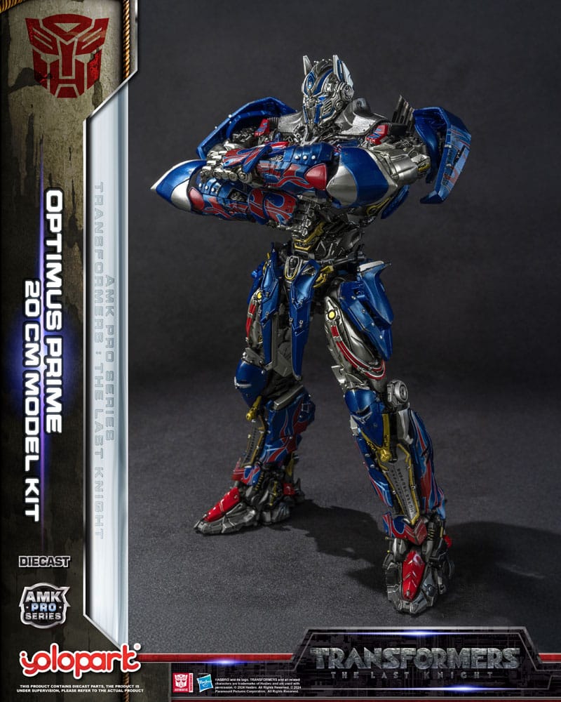 Transformers: The Last Knight AMK Pro Series Plastmodellkit Optimus Prime (Översjöversion) 20 cm Yolopark