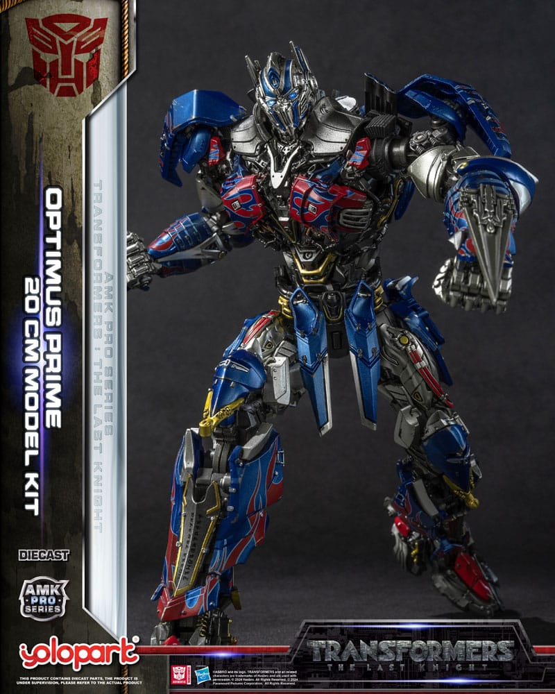 Transformers: The Last Knight AMK Pro Series Plastmodellkit Optimus Prime (Översjöversion) 20 cm Yolopark