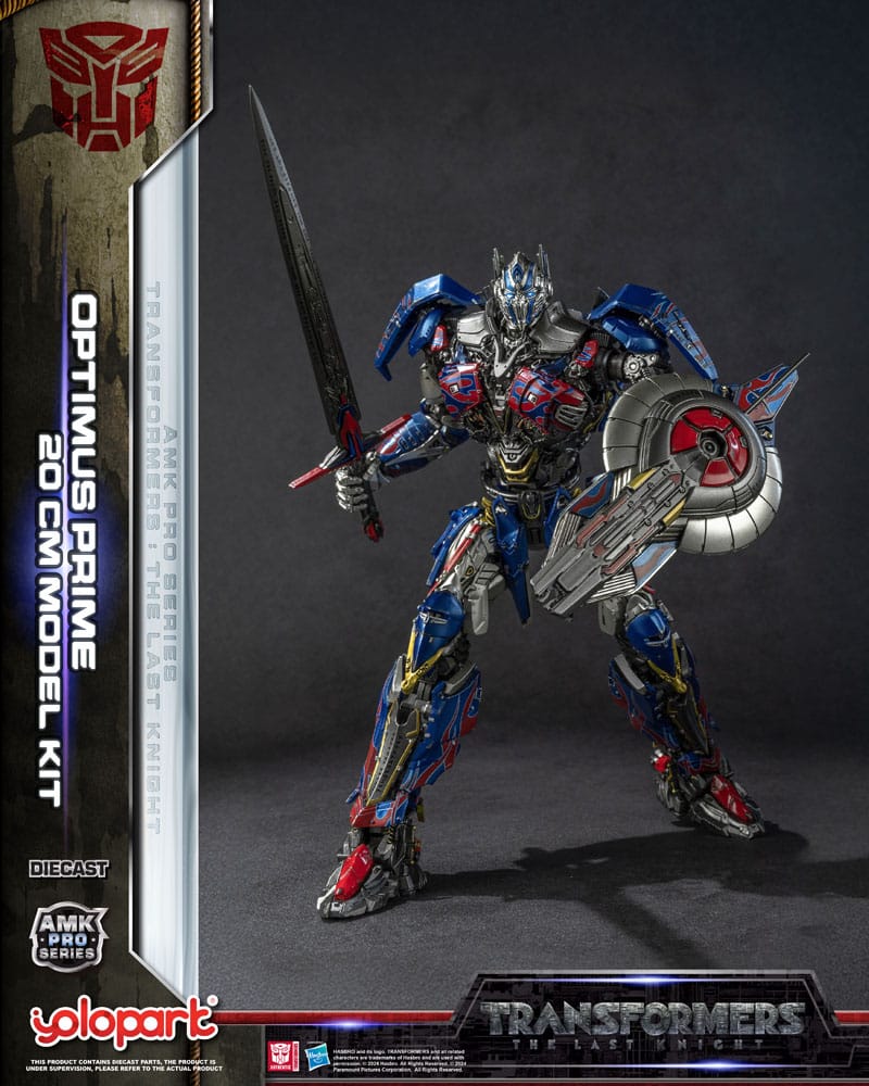 Transformers: The Last Knight AMK Pro Series Plastmodellkit Optimus Prime (Översjöversion) 20 cm Yolopark