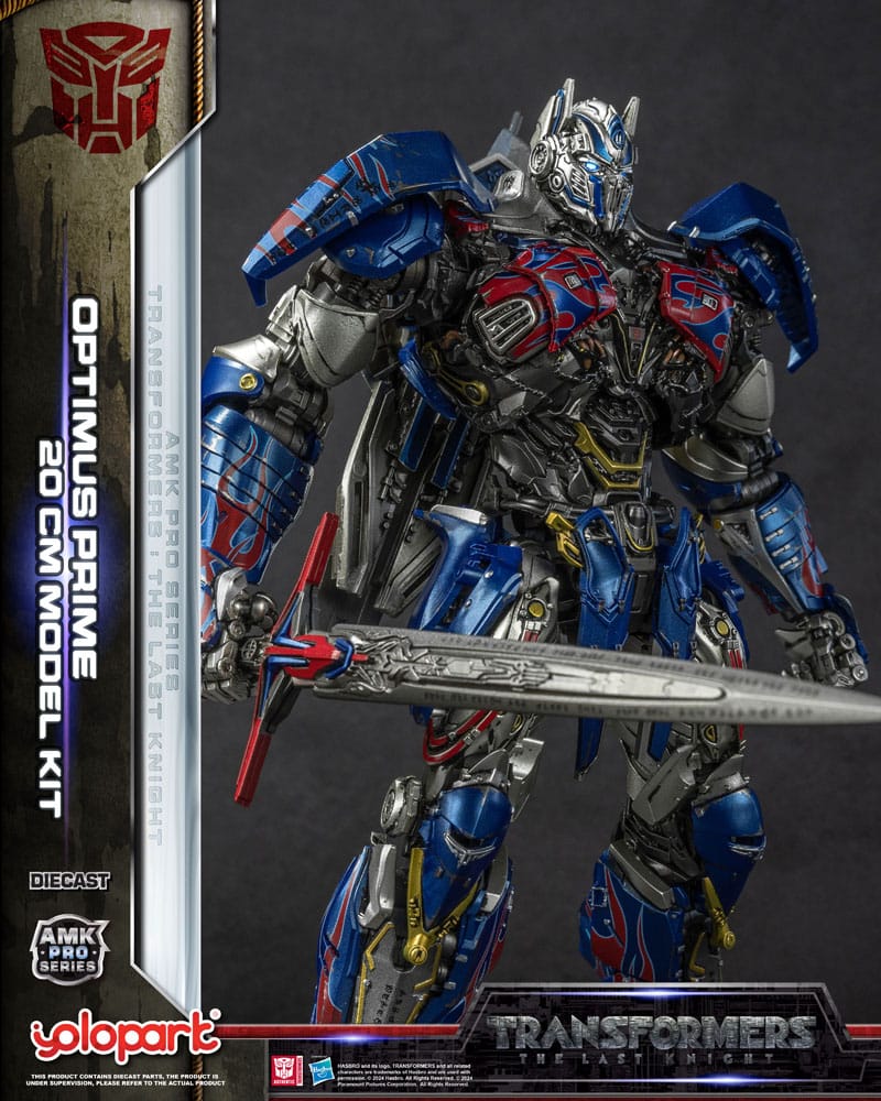 Transformers: The Last Knight AMK Pro Series Plastmodellkit Optimus Prime (Översjöversion) 20 cm Yolopark