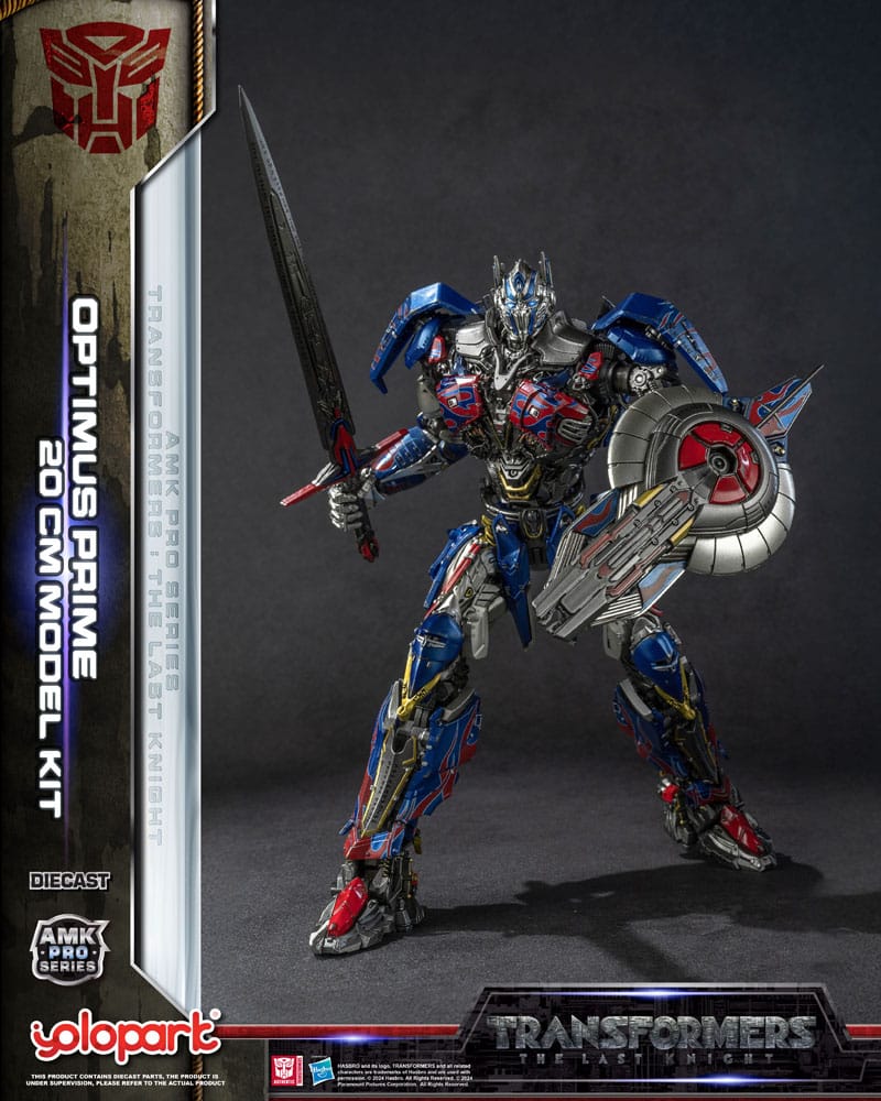 Transformers: The Last Knight AMK Pro Series Plastmodellkit Optimus Prime (Översjöversion) 20 cm Yolopark