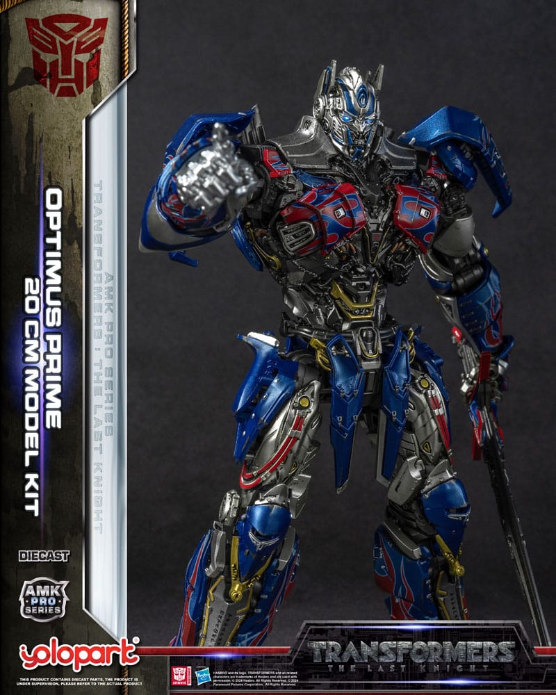 Transformers: The Last Knight AMK Pro Series Plastmodellkit Optimus Prime (Översjöversion) 20 cm Yolopark