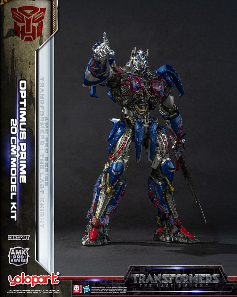 Transformers: The Last Knight AMK Pro Series Plastmodellkit Optimus Prime (Översjöversion) 20 cm Yolopark