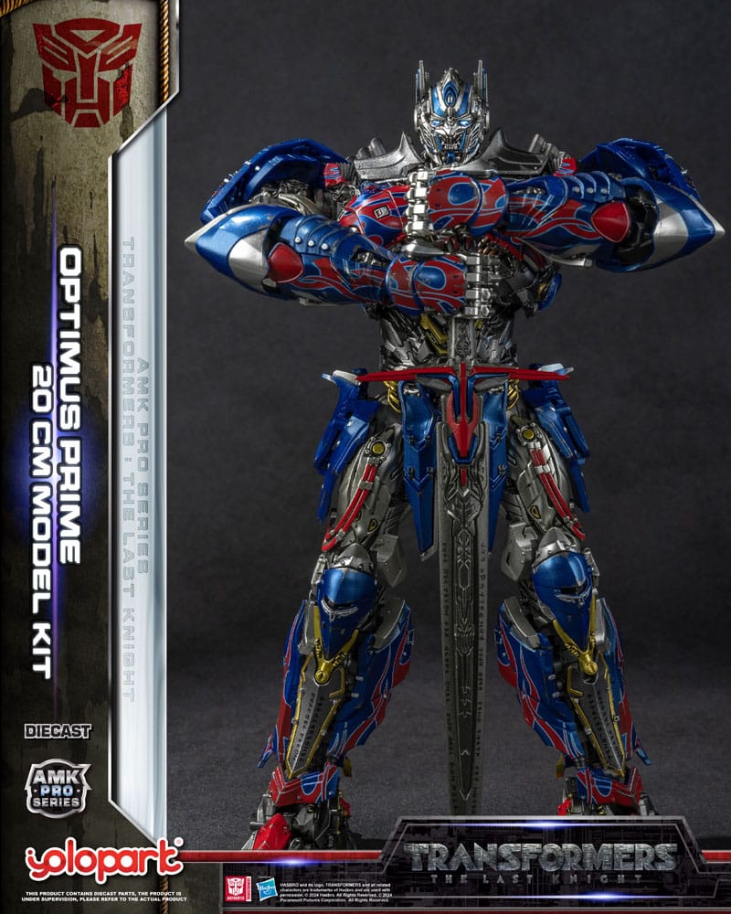 Transformers: The Last Knight AMK Pro Series Plastmodellkit Optimus Prime (Översjöversion) 20 cm Yolopark