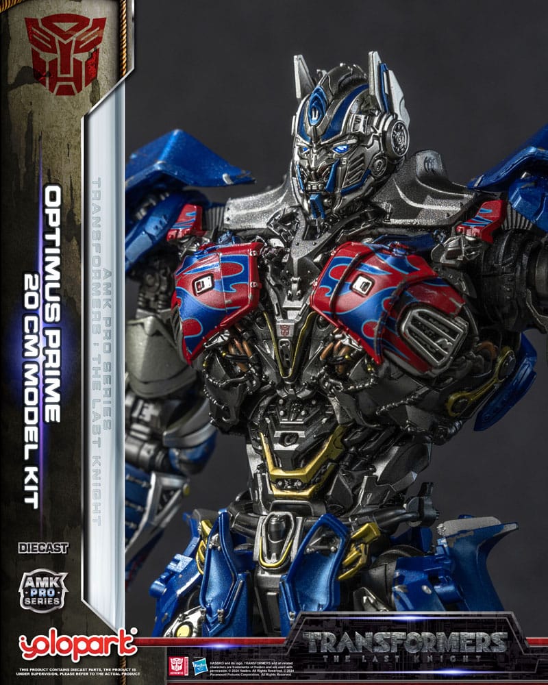 Transformers: The Last Knight AMK Pro Series Plastmodellkit Optimus Prime (Översjöversion) 20 cm Yolopark