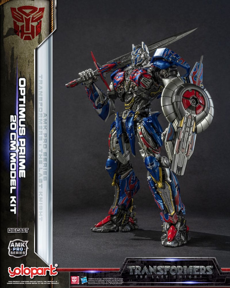 Transformers: The Last Knight AMK Pro Series Plastmodellkit Optimus Prime (Översjöversion) 20 cm Yolopark