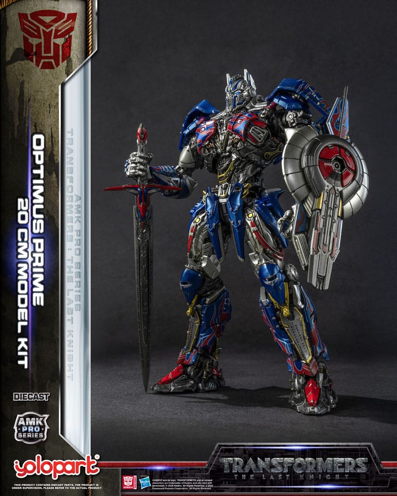 Transformers: The Last Knight AMK Pro Series Plastmodellkit Optimus Prime (Översjöversion) 20 cm Yolopark
