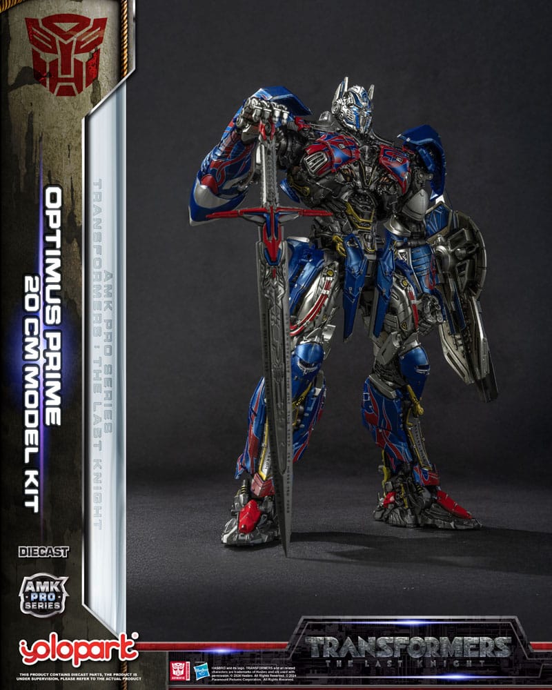 Transformers: The Last Knight AMK Pro Series Plastmodellkit Optimus Prime (Översjöversion) 20 cm Yolopark