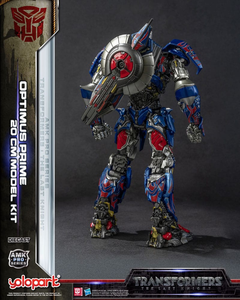 Transformers: The Last Knight AMK Pro Series Plastmodellkit Optimus Prime (Översjöversion) 20 cm Yolopark
